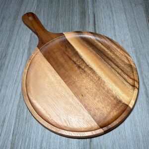 Muji Wooden Serving Cheese Board with Handle